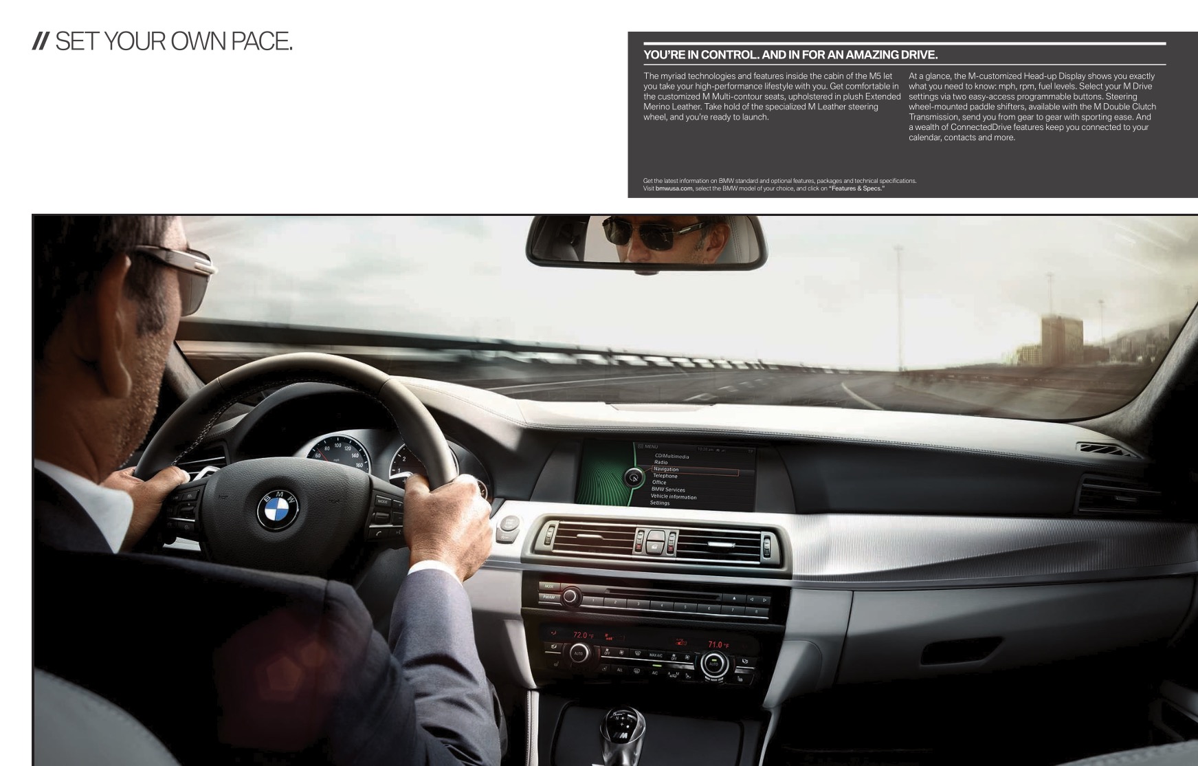 2013 BMW M5 Brochure Page 6